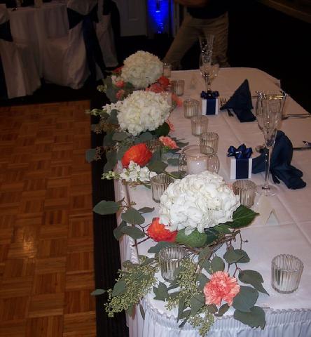 Reception centerpieces